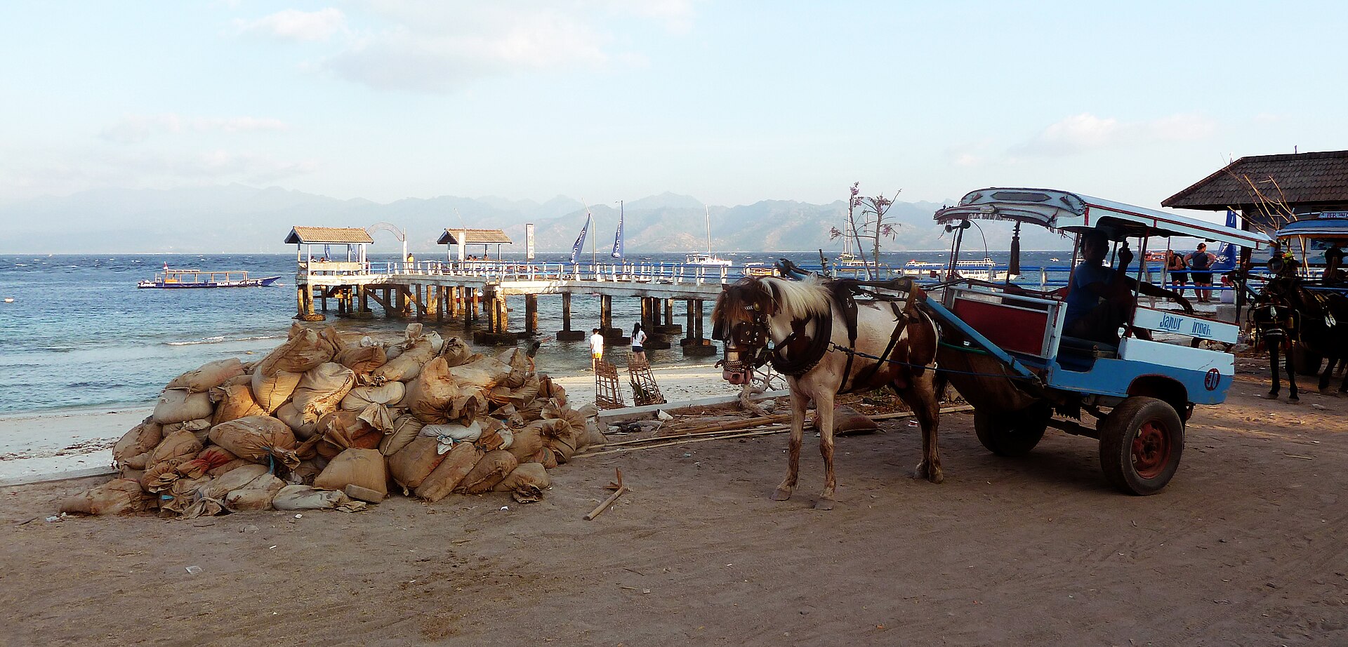 Cidomo island transport in Gili Trawangan
